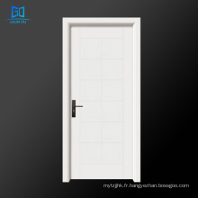 Porte de placage blanc Personnaliser la porte de décoration intérieure de design simple Go-E12